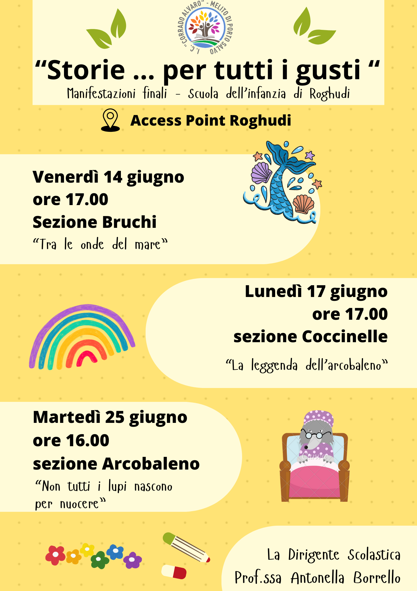 Locandina recite giugno 2024